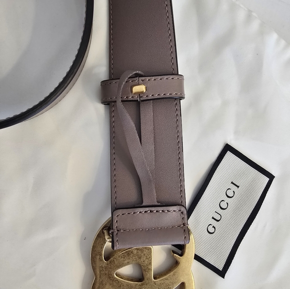 Gucci Gold GG Buckle Belt - Picture 4 of 7